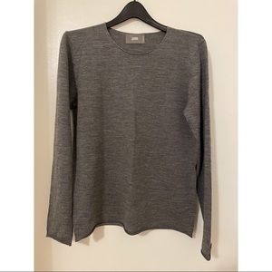Zadig & Voltaire grey sweater with skull elbow detail